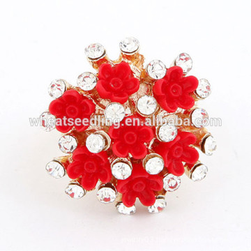 New style small flower ring funny indian engagement rings